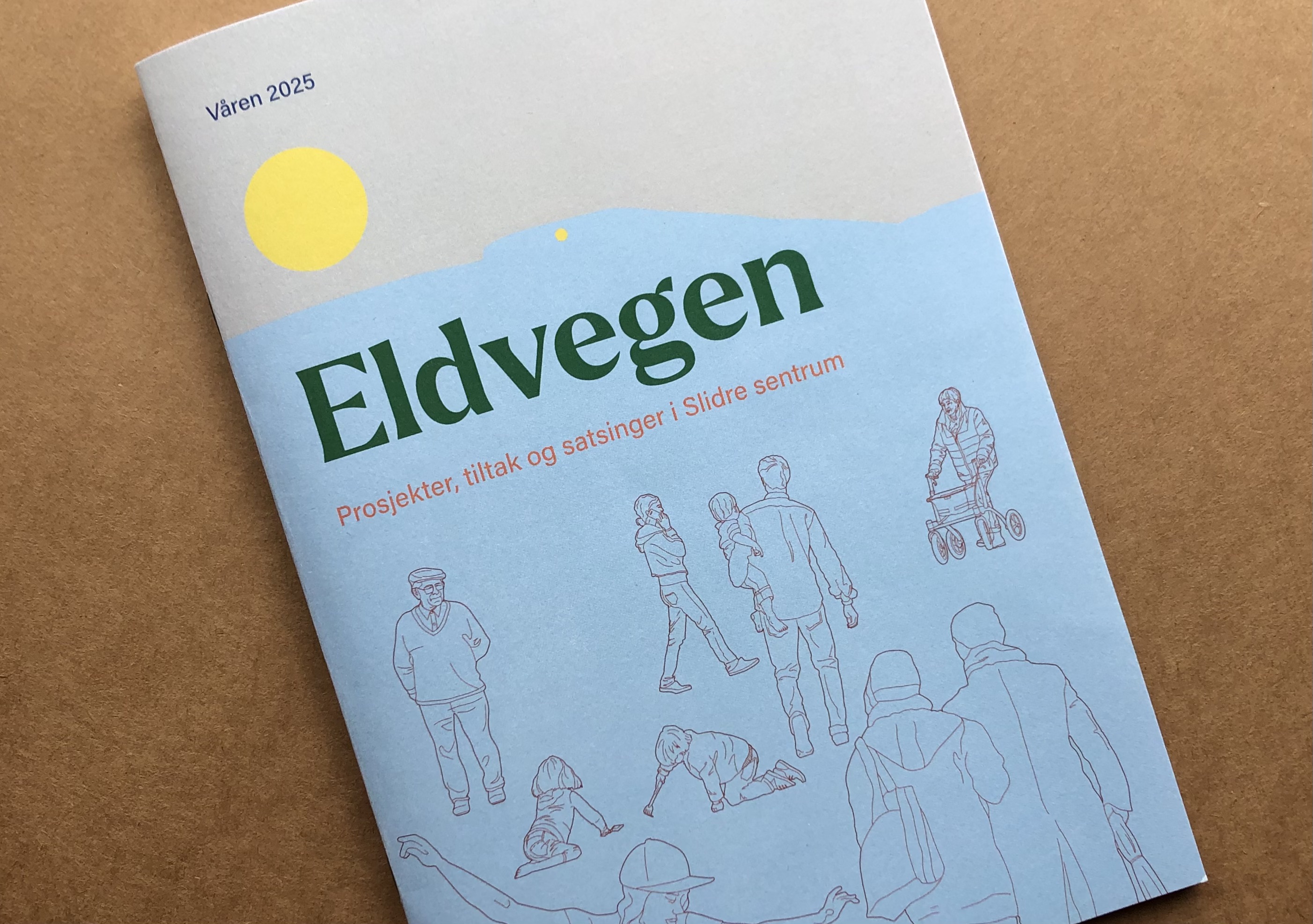 Foto av Eldvegen-brosjyre